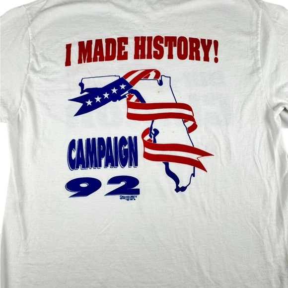 Vintage Single Stitch Bill Clinton Graphic Tee size medium - Picture 4 of 4